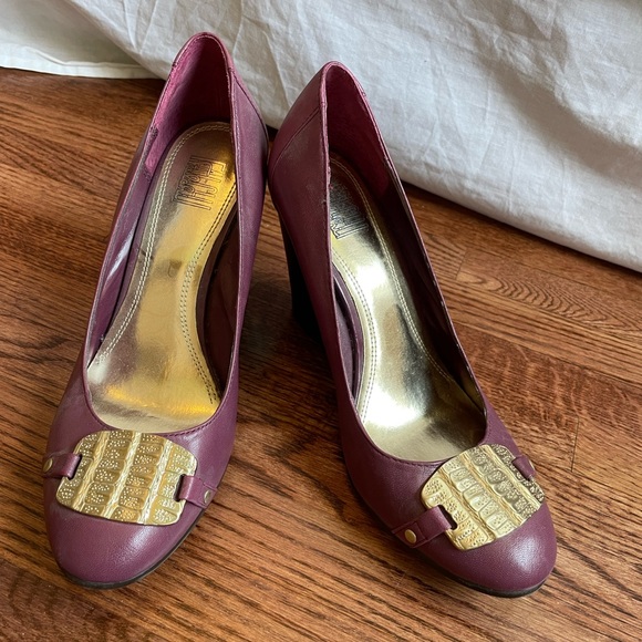 🟠 2/40$ New leather wedge heels - Picture 2 of 3